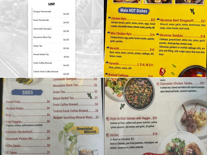 Nene's Restaurant & Bar Menu