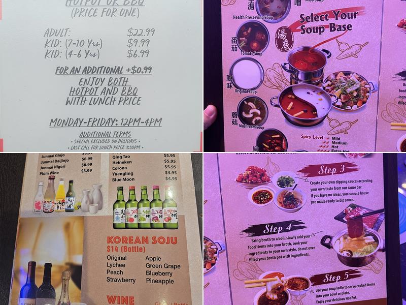 LaMeiZi Hot Pot & BBQ Menu