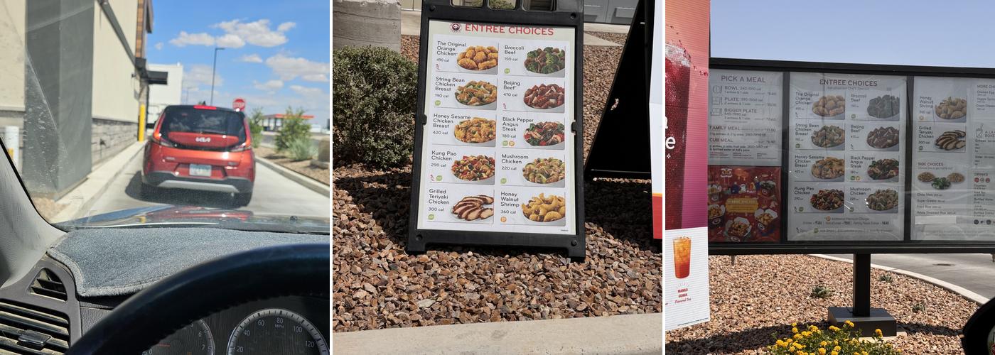 Panda Express Menu