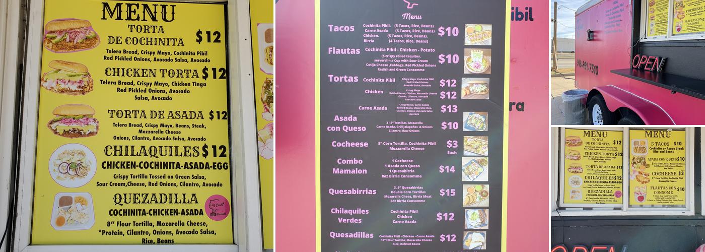 La Coshi Menu