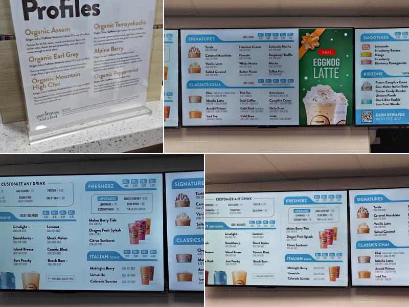 Ziggi's Coffee Menu