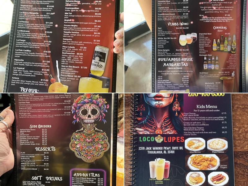 Loco Lupes Menu