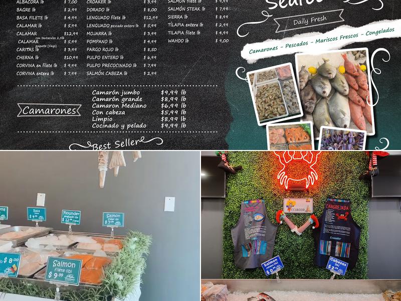 Emiliano SeaFoods LLC Menu