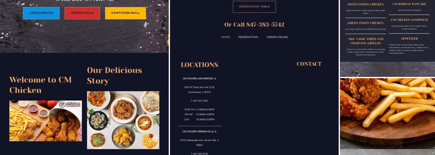 CM Chicken Hawthorn Mall(CM Chicken/씨엠치킨) Menu