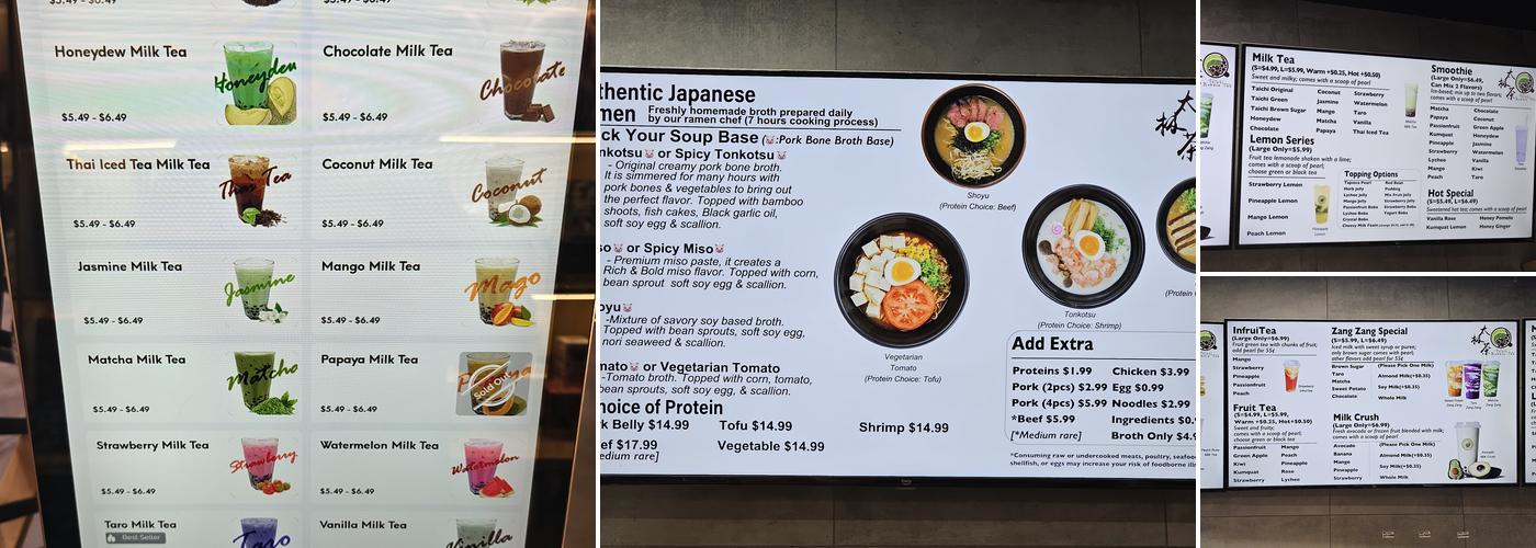 Tai Chi Bubble Tea Vestal, NY Menu