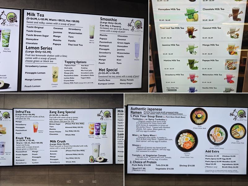 Tai Chi Bubble Tea Vestal, NY Menu