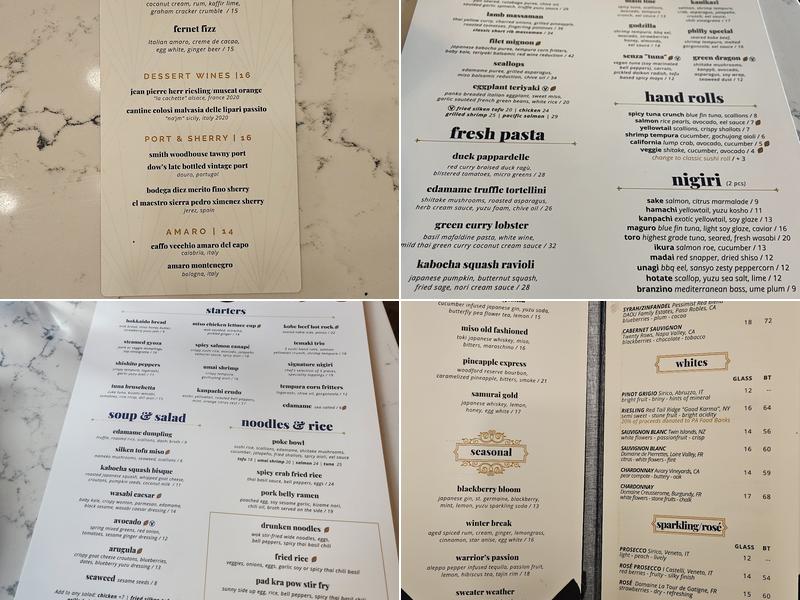 The Blue Elephant Wayne Menu