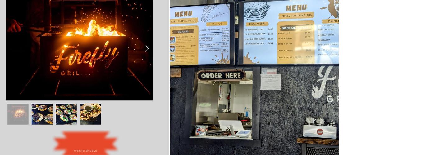 Firefly Grilling Co. Menu