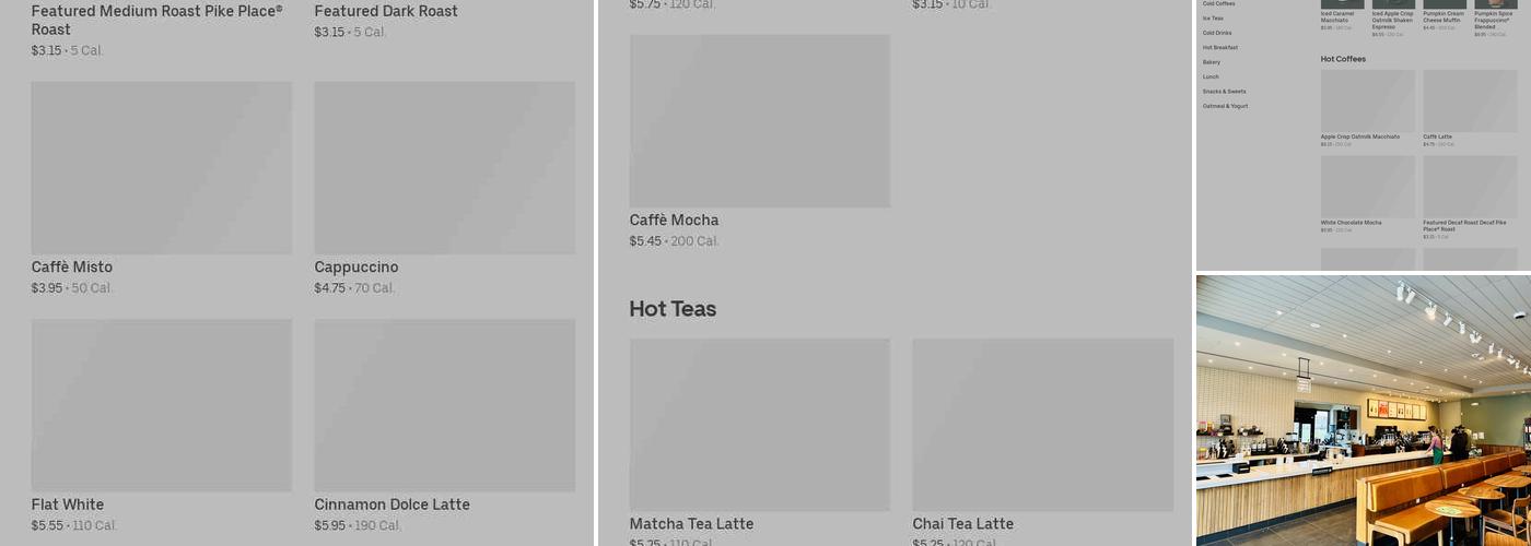 Starbucks Menu