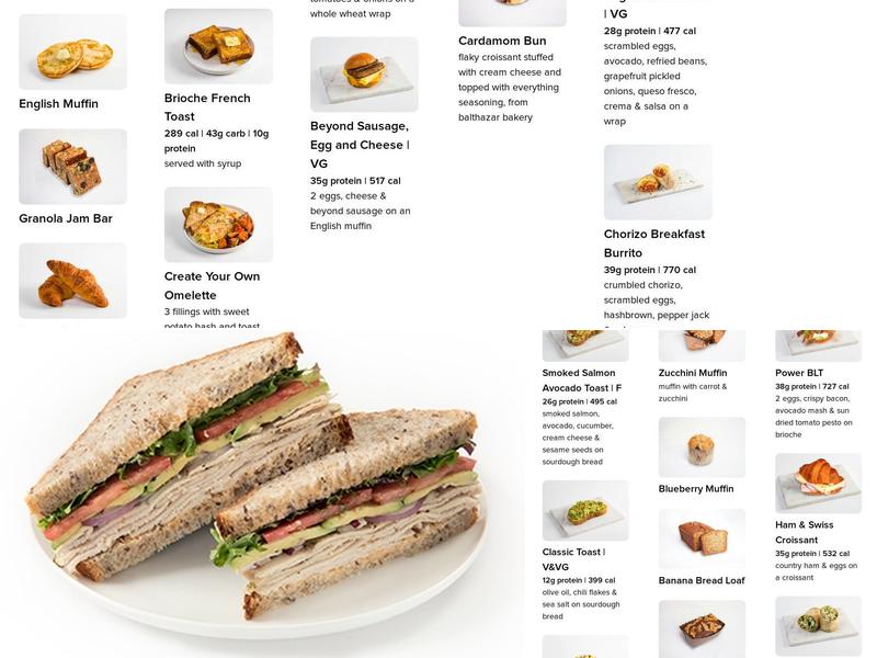 fresh&co Menu