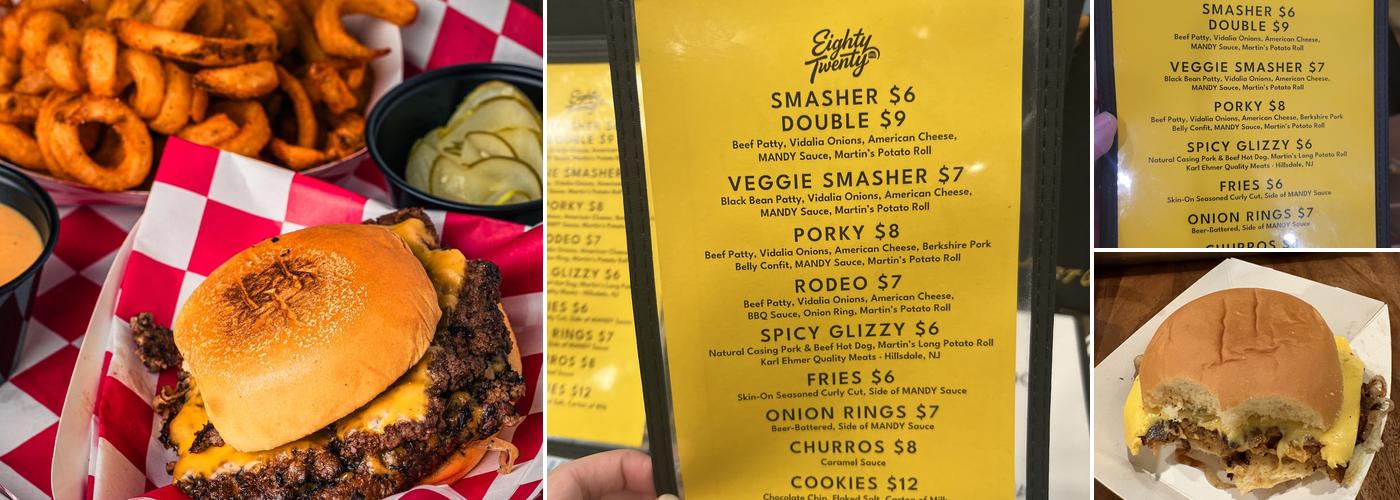 Eighty Twenty Menu