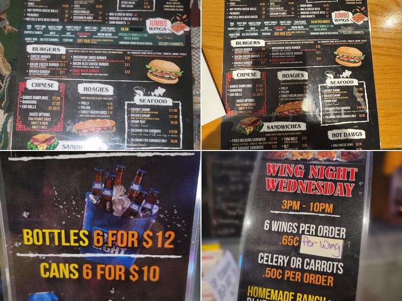 Dawgs Den Menu