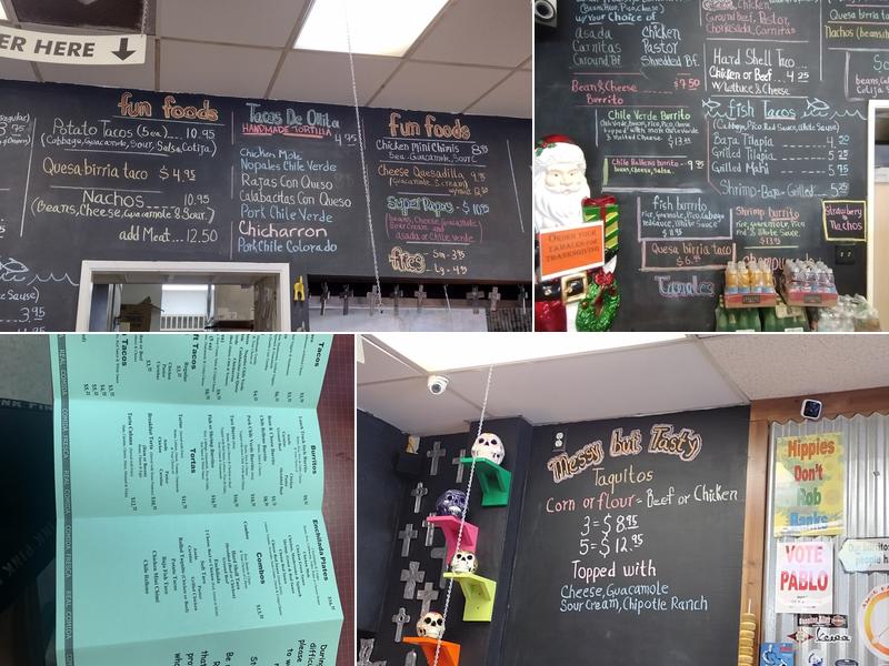 Rosarito Taco Grill Menu