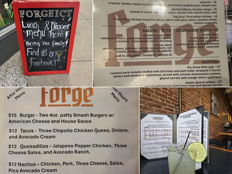 Forge ICT Menu