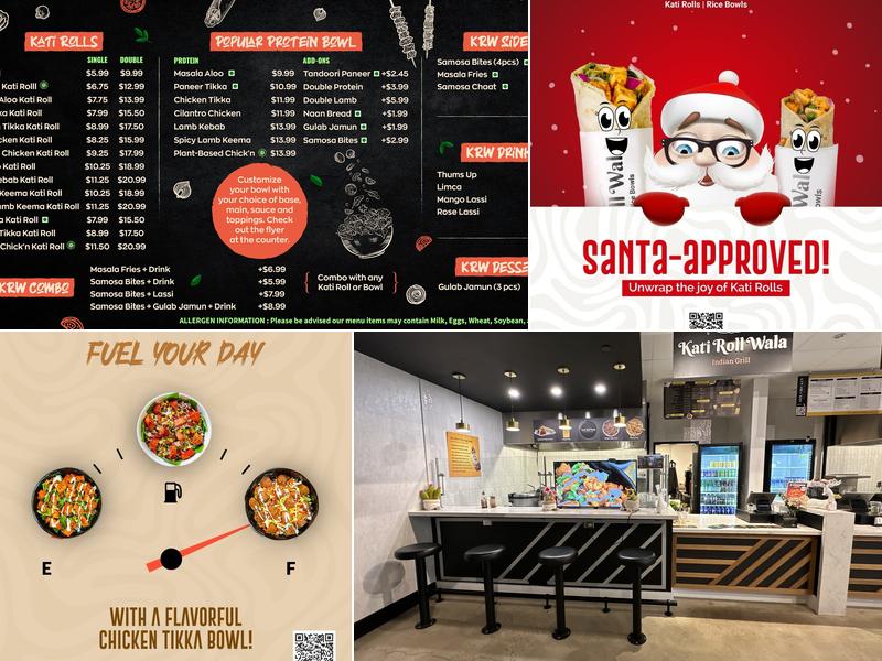 Kati Roll Wala @ Chancery Market Menu