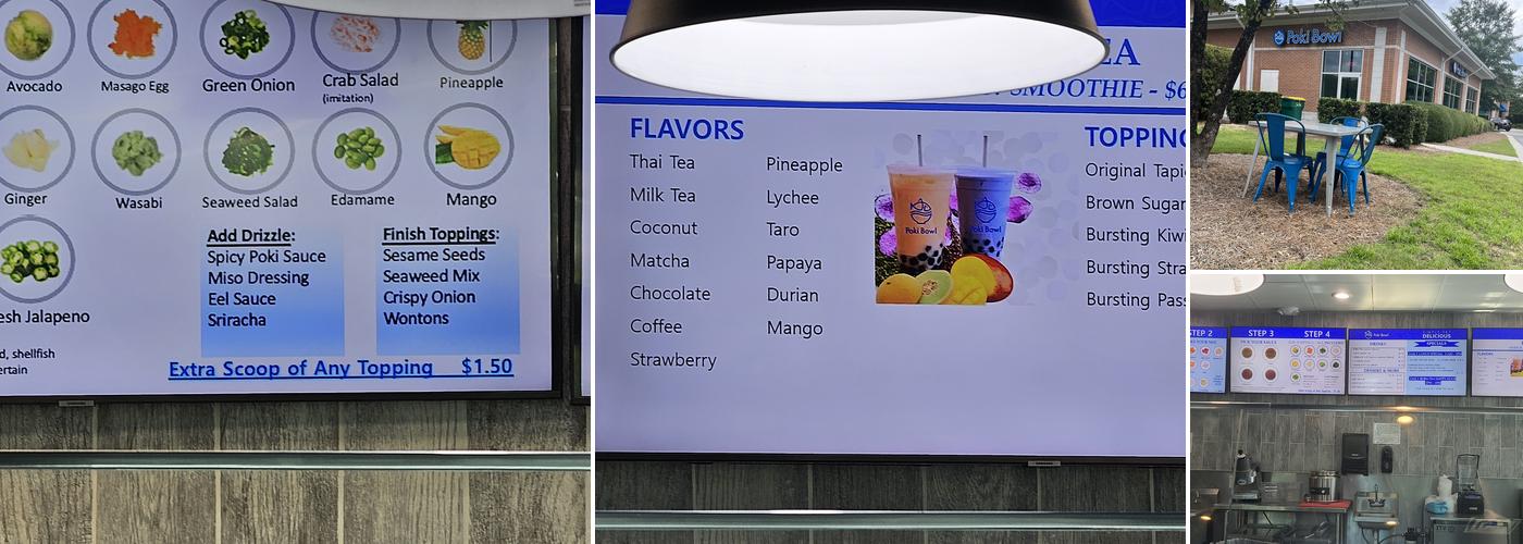 Poki Bowl Menu