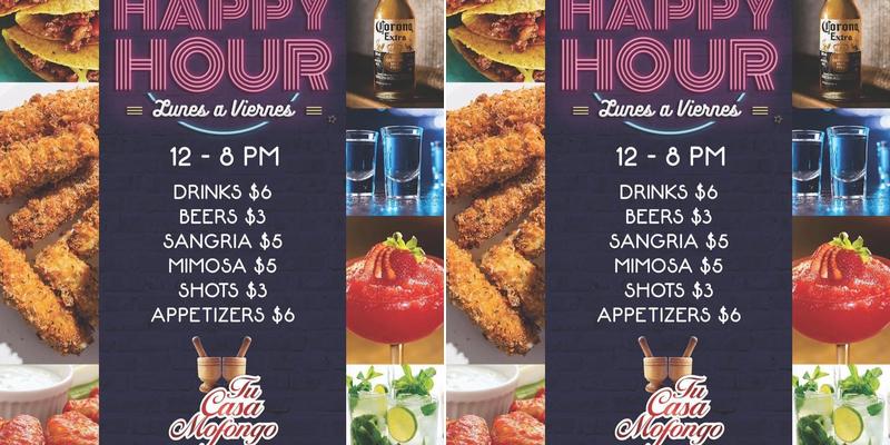 Tu Casa Mofongo Burnside Menu
