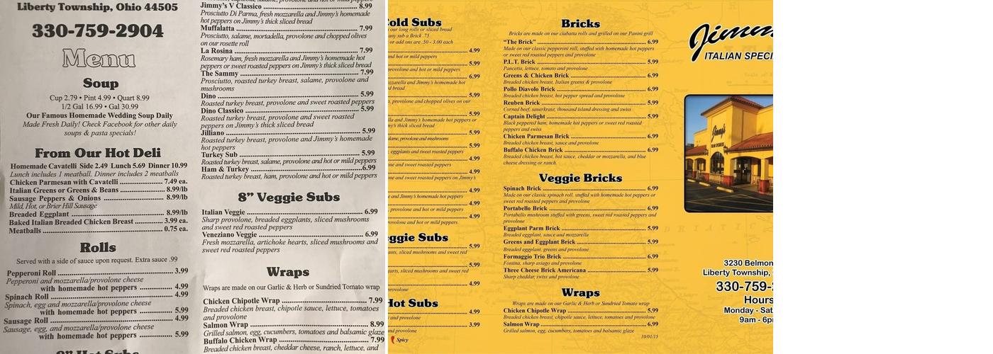 La Piazza Menu