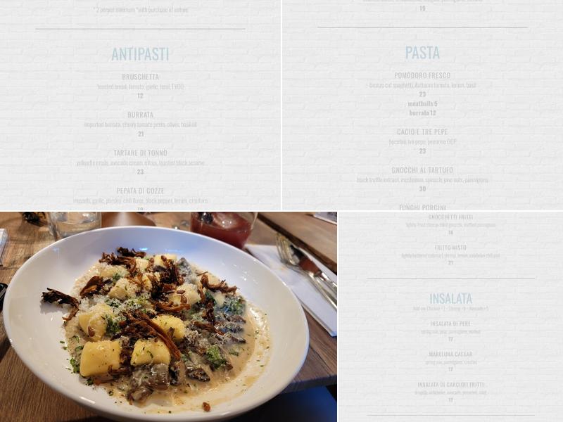 Mareluna Menu