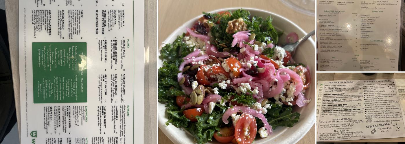 Westville Williamsburg Menu