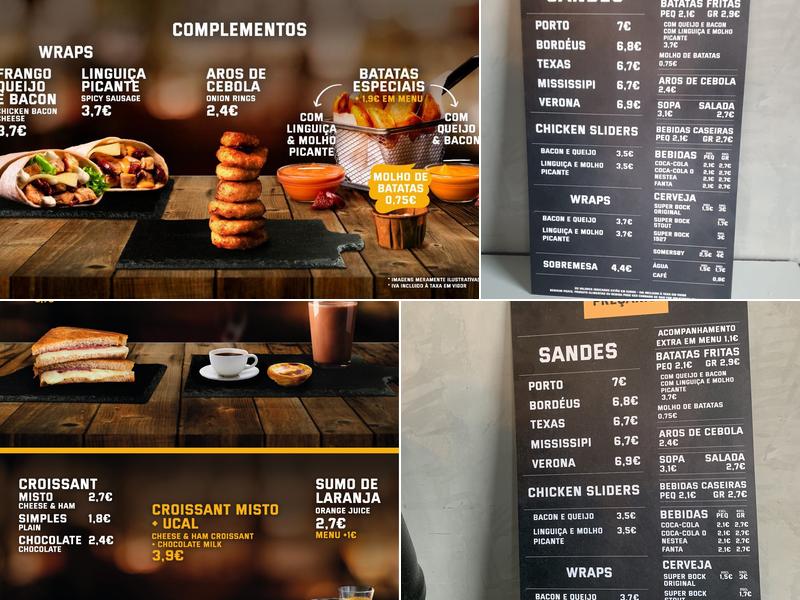 TOASTLE - Praça dos Leões Menu