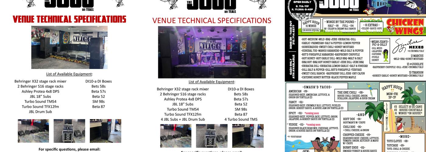 The Jugg on Teall Menu