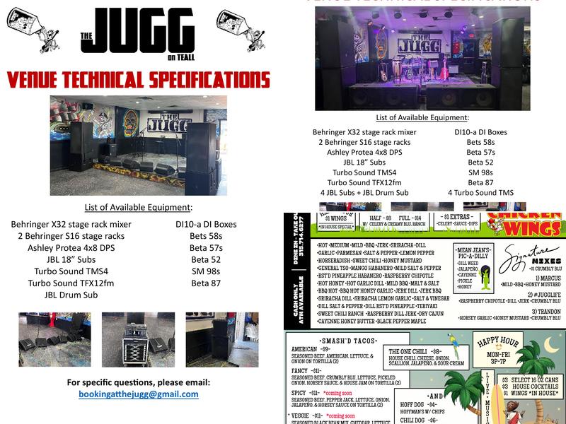 The Jugg on Teall Menu