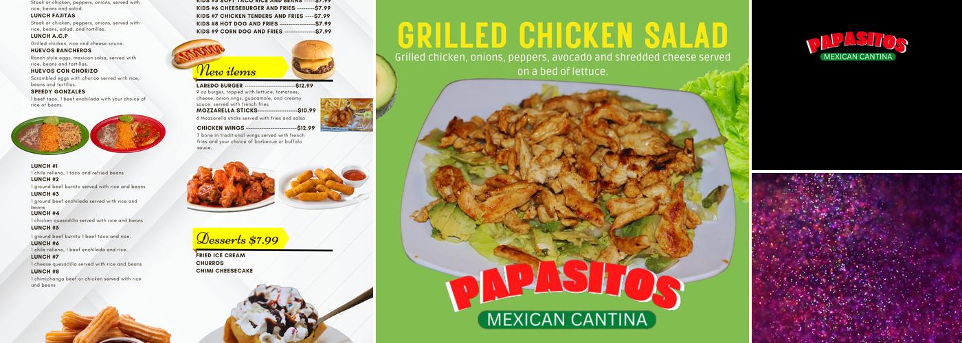Papasitos Broadway Menu