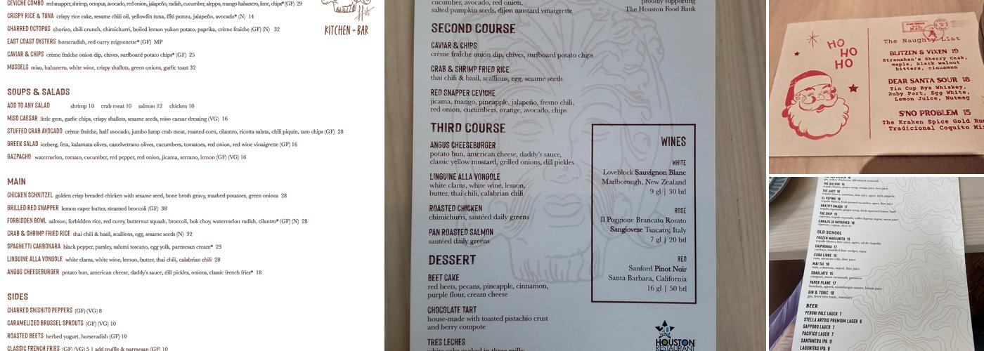 Graffiti Raw Menu