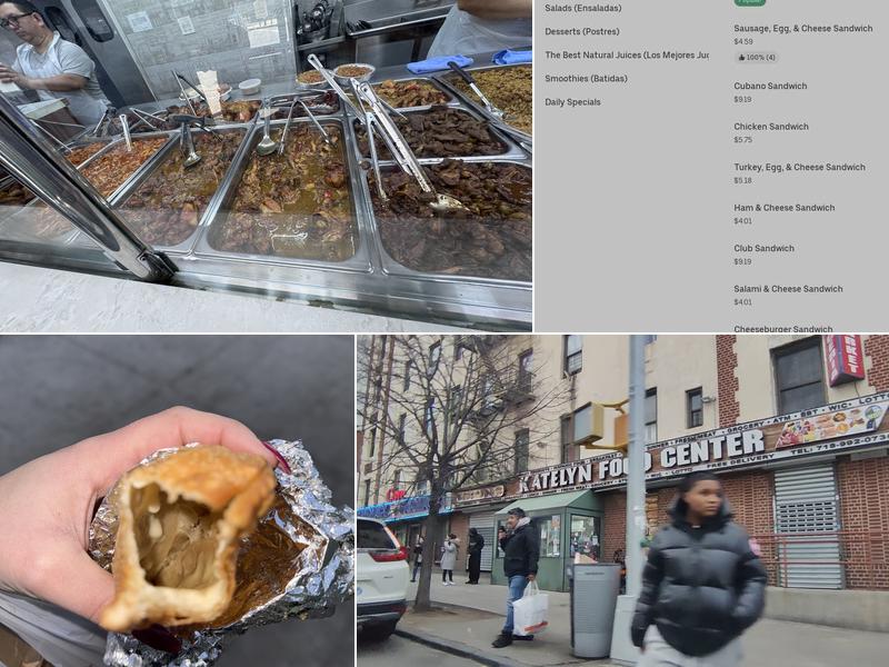 Katelyn Food Center Menu