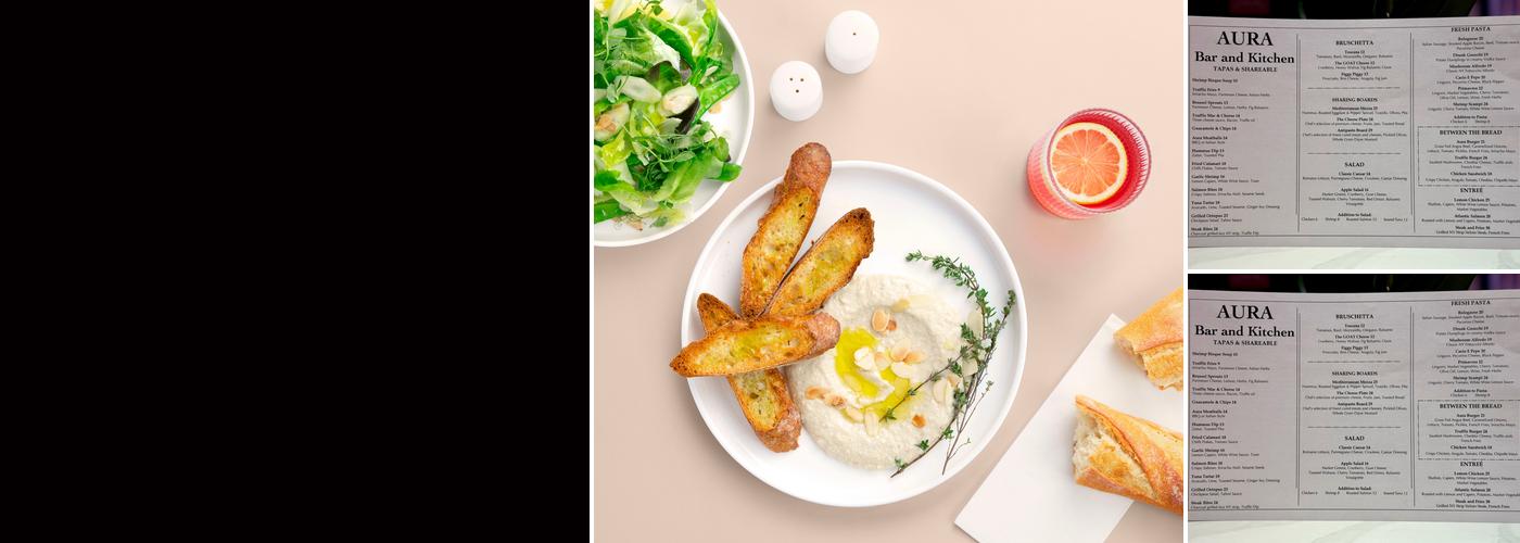 AURA Tapas & Cocktail Bar Menu