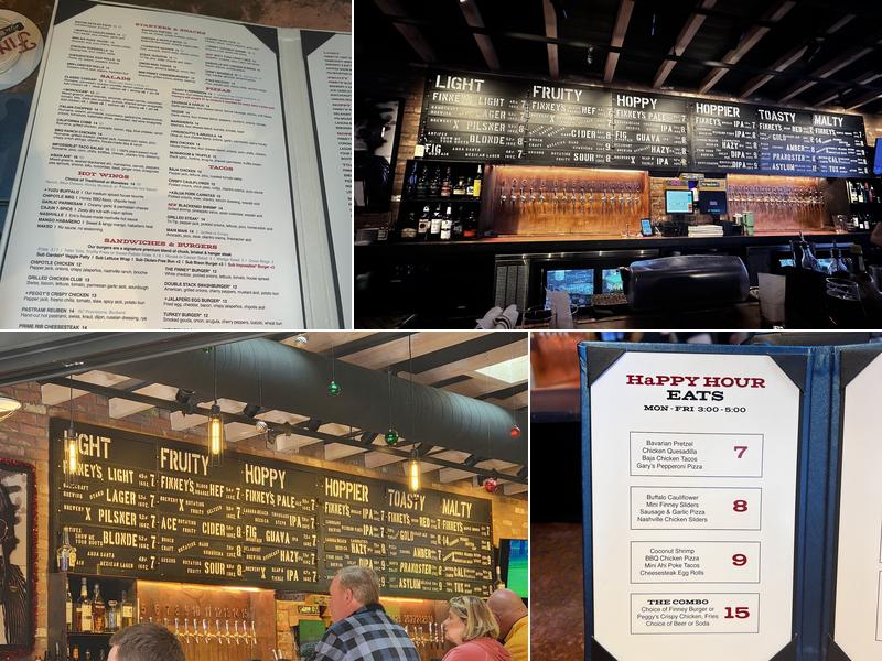 Finney's Crafthouse - Laguna Beach Menu