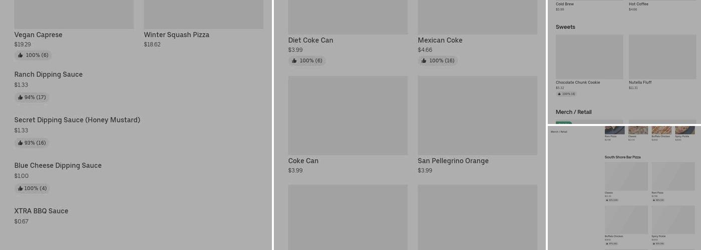 Sandwich Menu