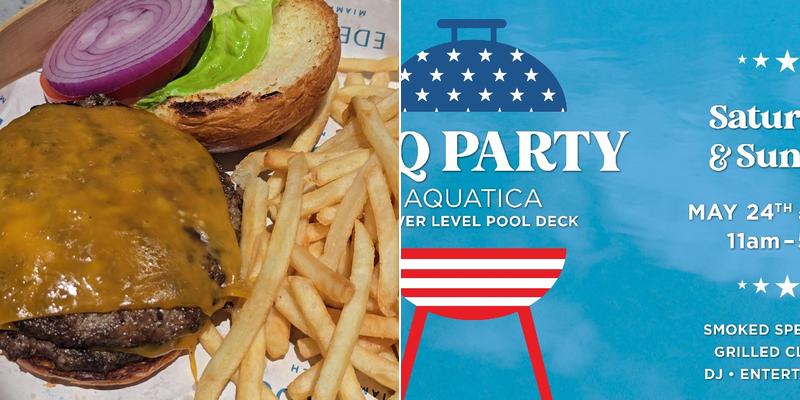 Aquatica Pool & Beach Bar Menu