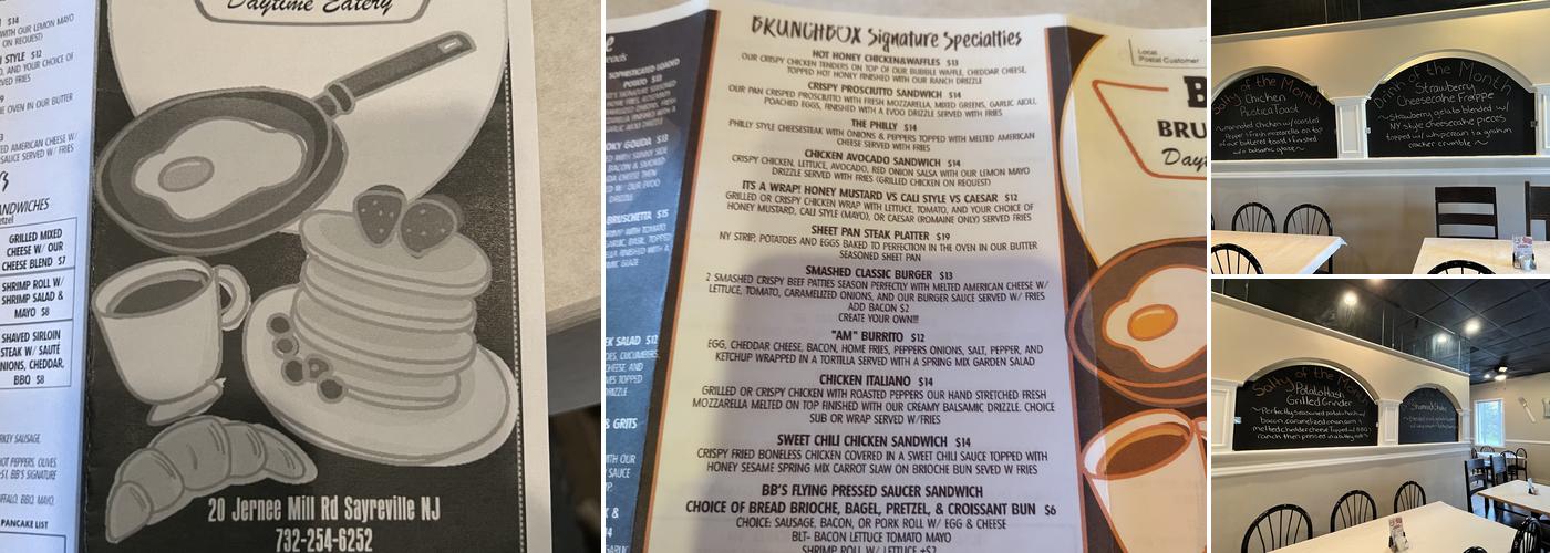 BRUNCHBOX DAYTIME EATERY Menu