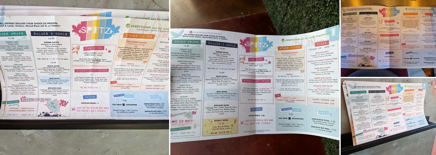 Spitz - Desert Ridge Restaurant and Bar Menu