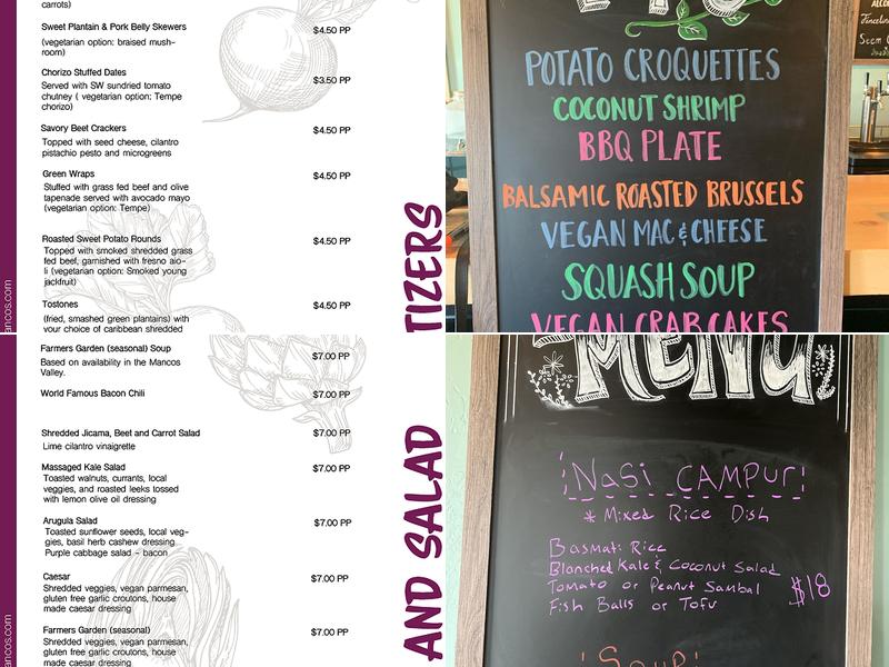 Global kitchen Menu