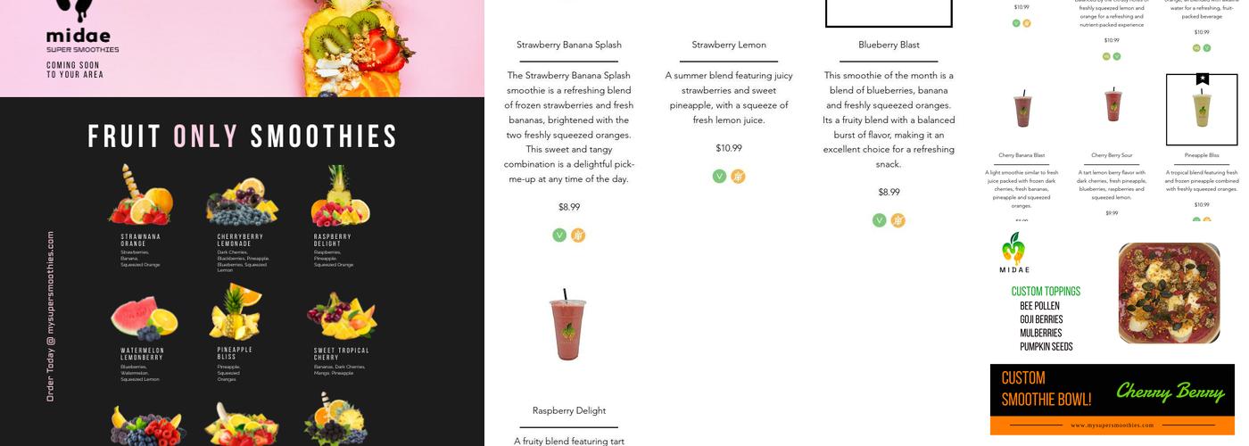 Midae Menu