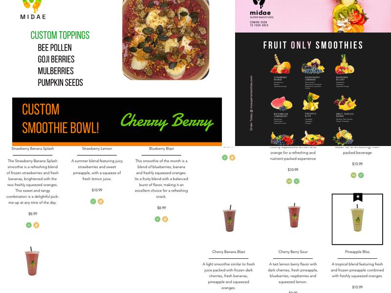 Midae Menu