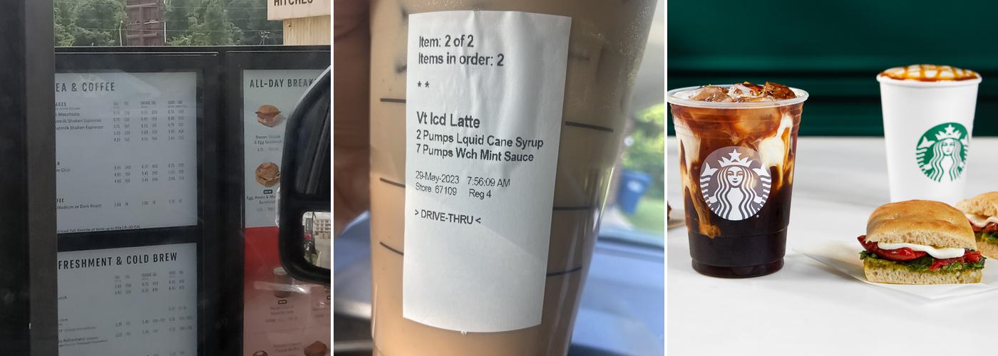 Starbucks Menu