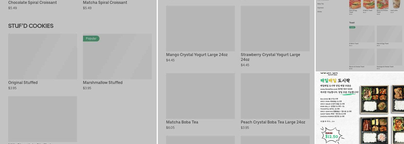 Egglicious (Inside Boxete Kitchen) Menu