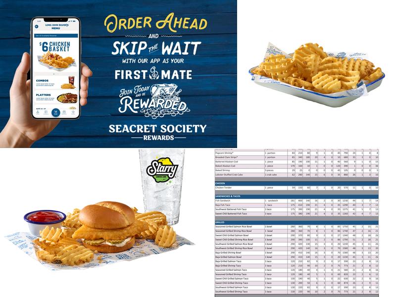 Long John Silver's Menu