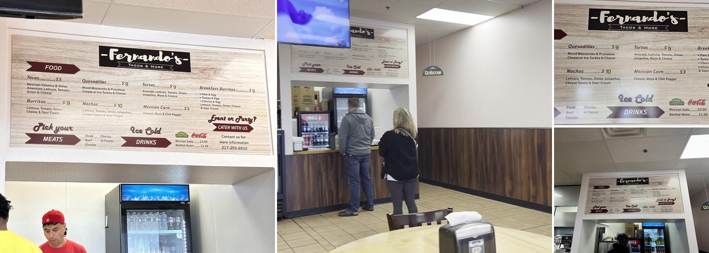 Fernando’s Tacos & More Menu