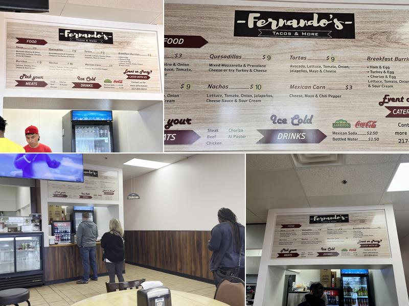 Fernando’s Tacos & More Menu