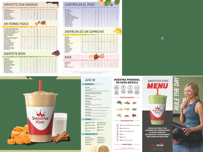 Smoothie King Menu