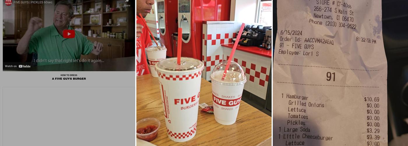 Five Guys Menu