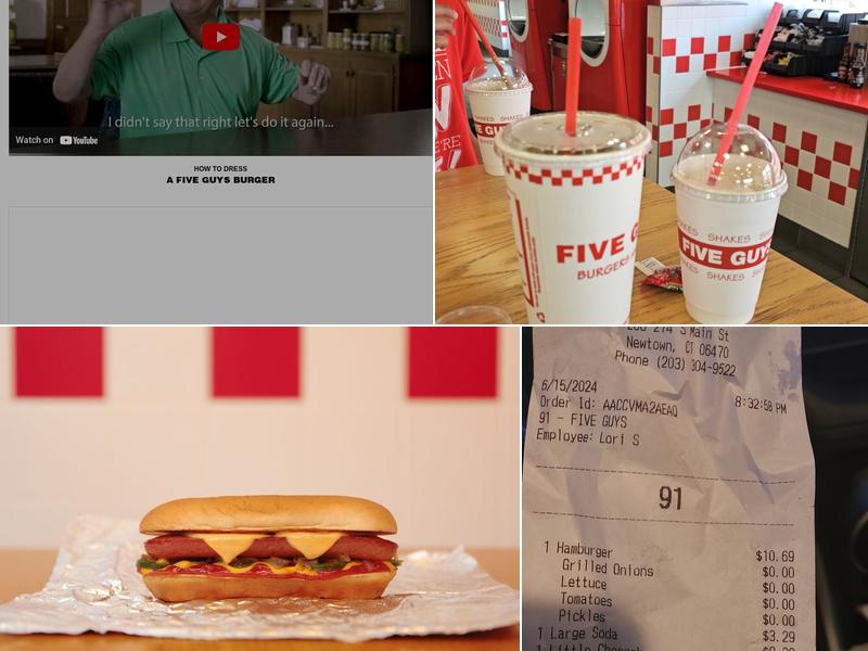 Five Guys Menu