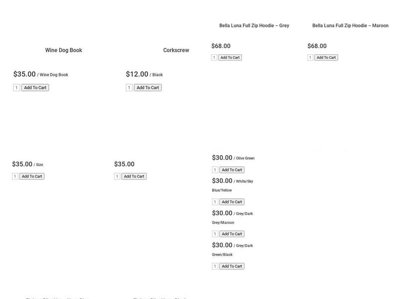 Bella Luna Estate Winery Menu