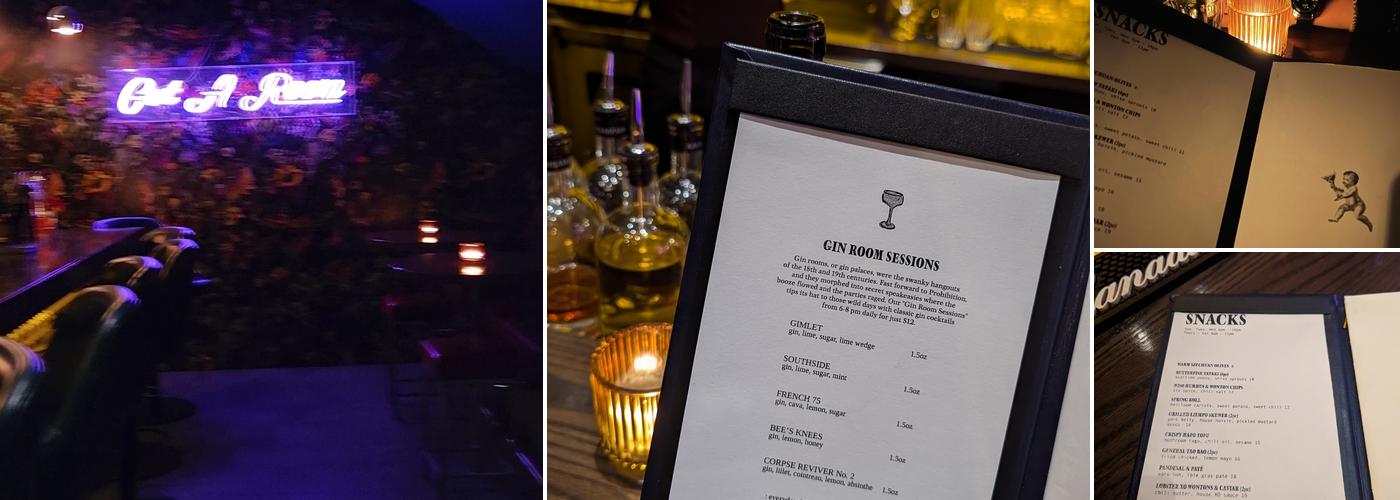 Liquid Courage Menu