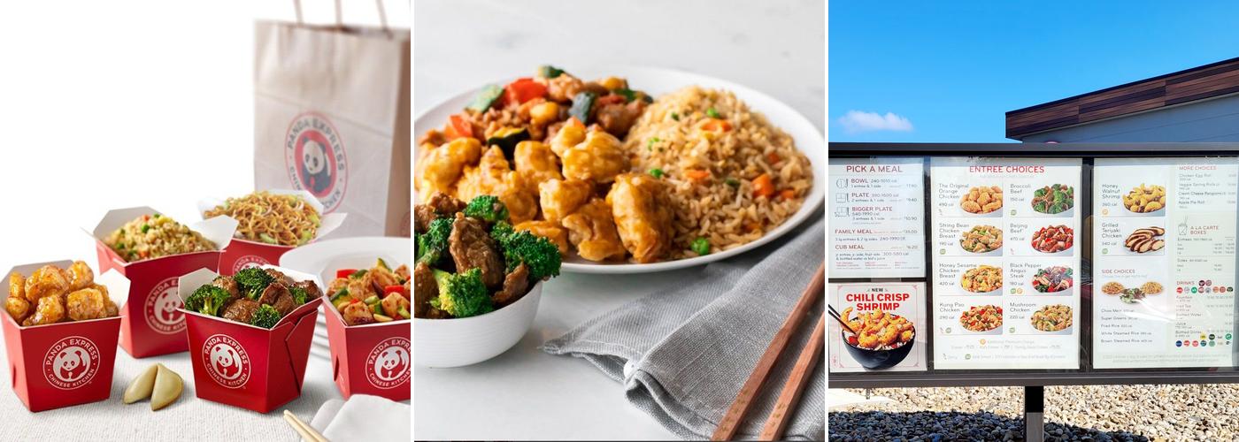 Panda express Menu